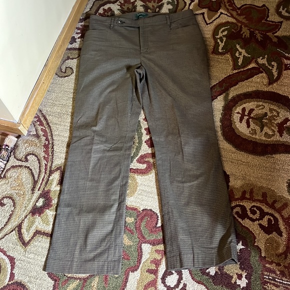 RALPH LAUREN Size 14 Plaid Cotton Stretch Academic Equestrian Preppy ADELLE NEW - Picture 5 of 16